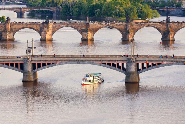 Balade en bateau sur la Vltava