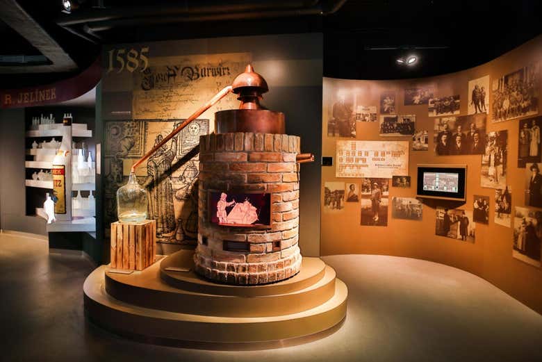 Exposition au musée Slivovitz à Prague
